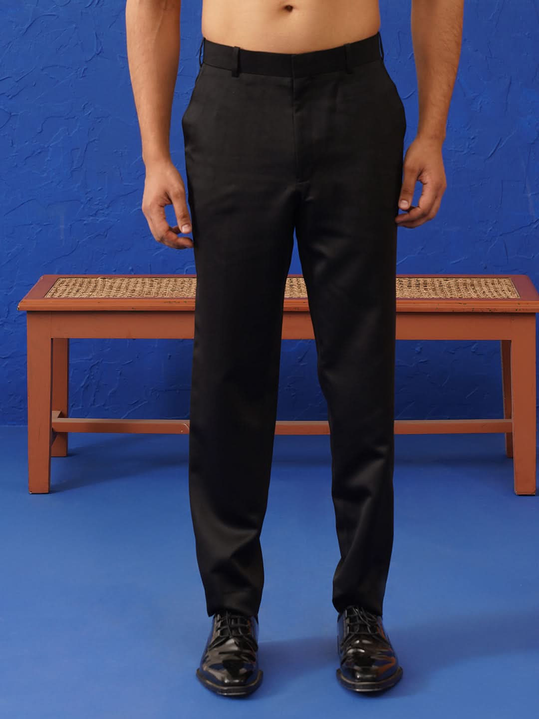 Rishabh Chawla in Black velvet Asymmetric Indowestern
