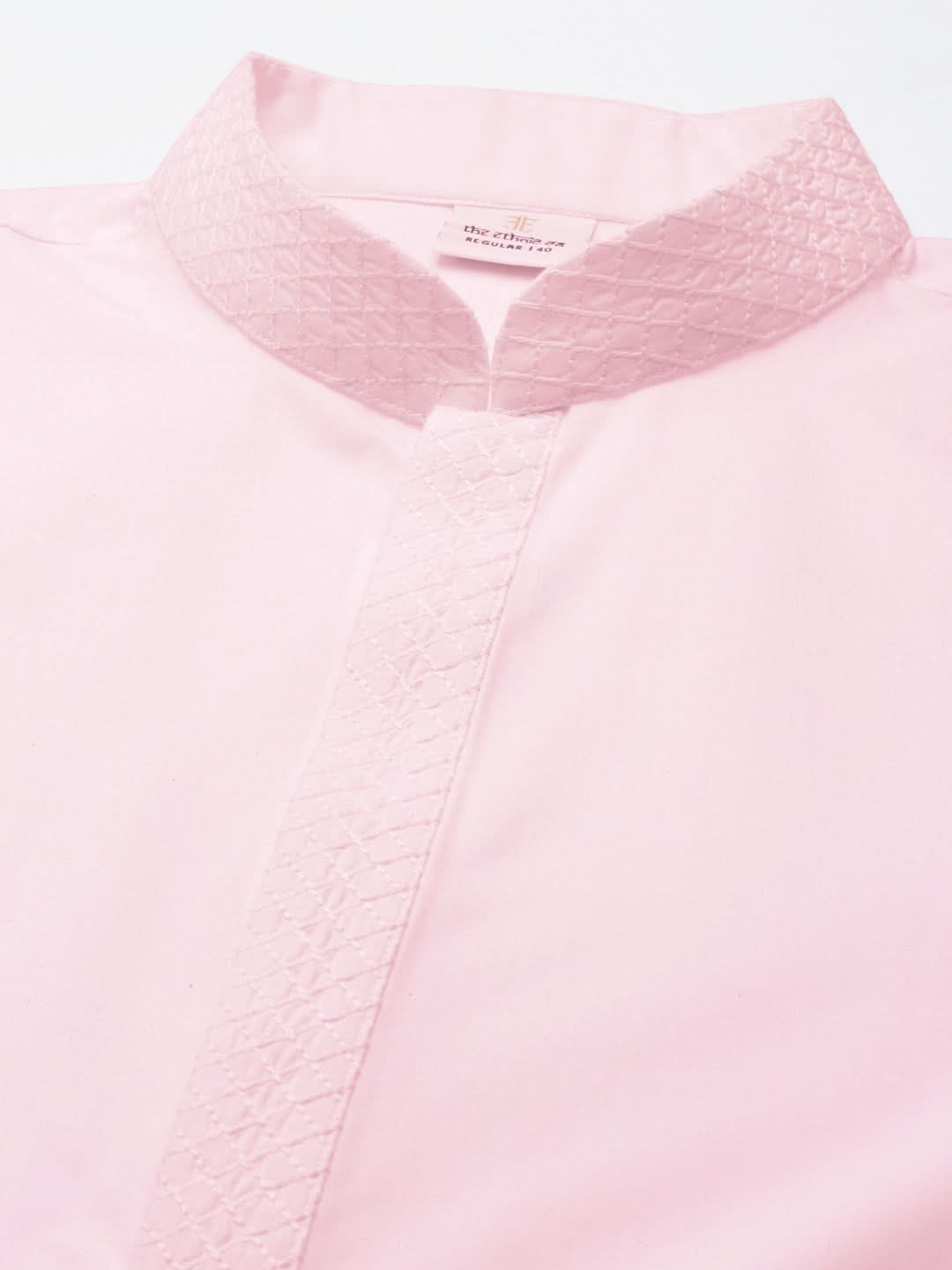 Light Pink fine Cotton Kurta Set
