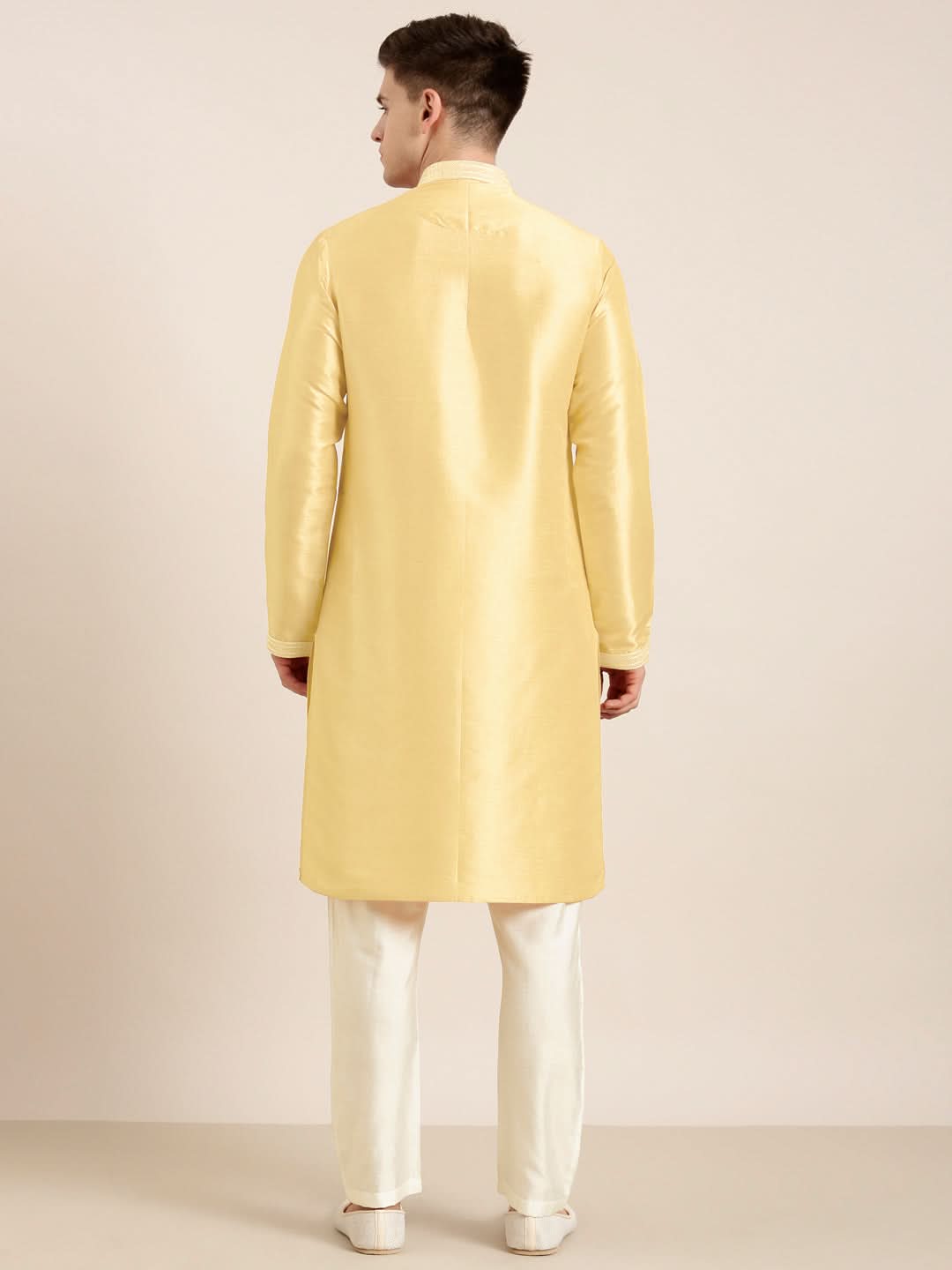 Yellow Embroidered Kurta Set