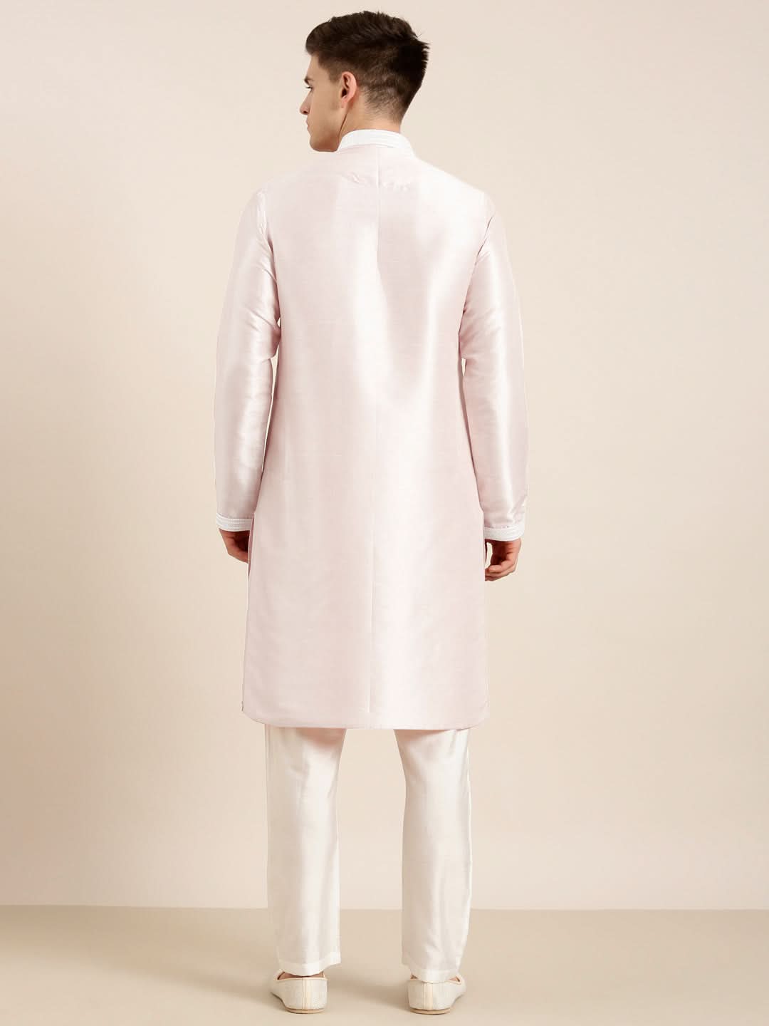 Light pink Embroidered Kurta Set
