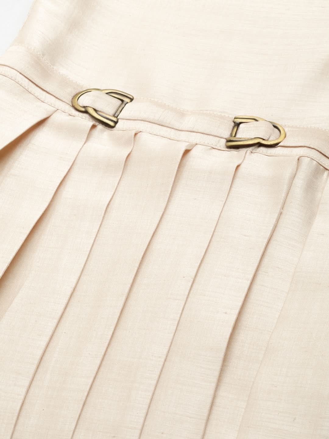 Light beige Drape Kurta Set