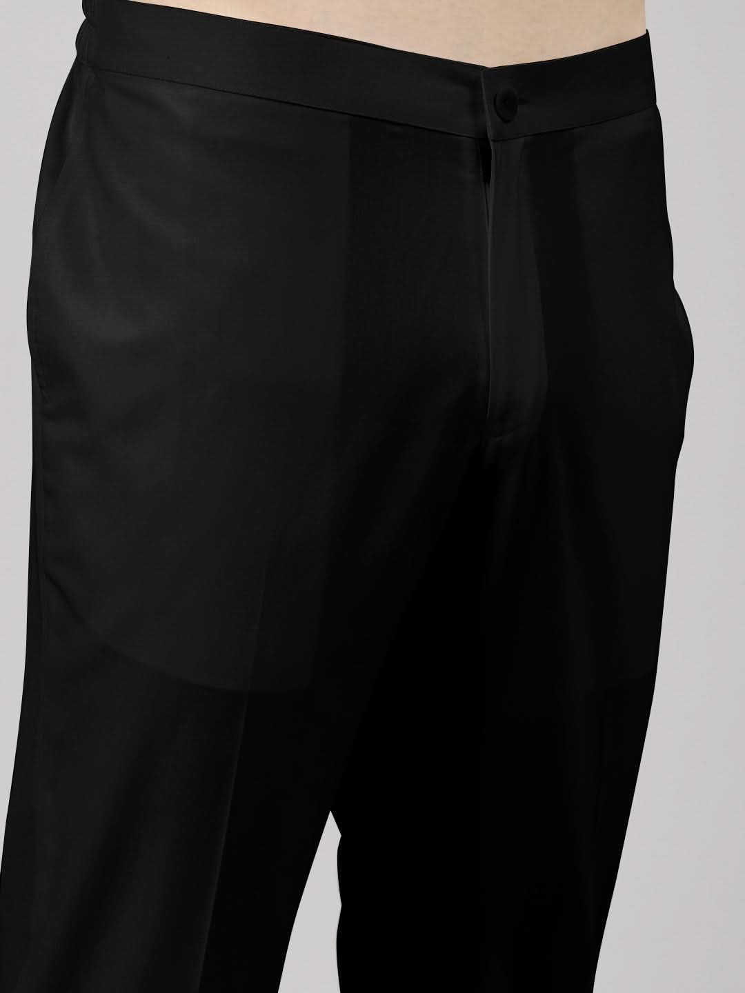 Black Cotton Short Pathani