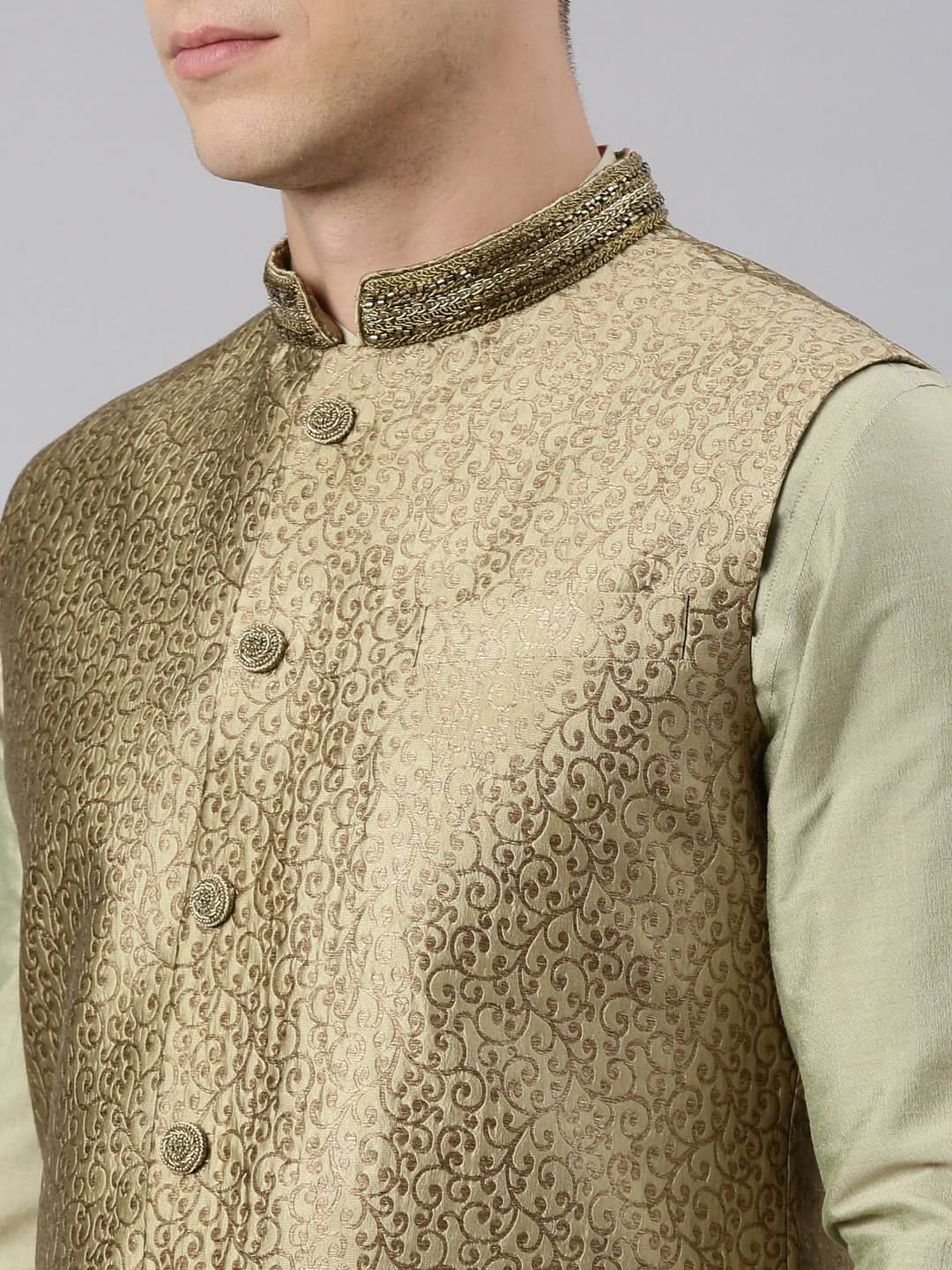 Gold Brocade Jacket