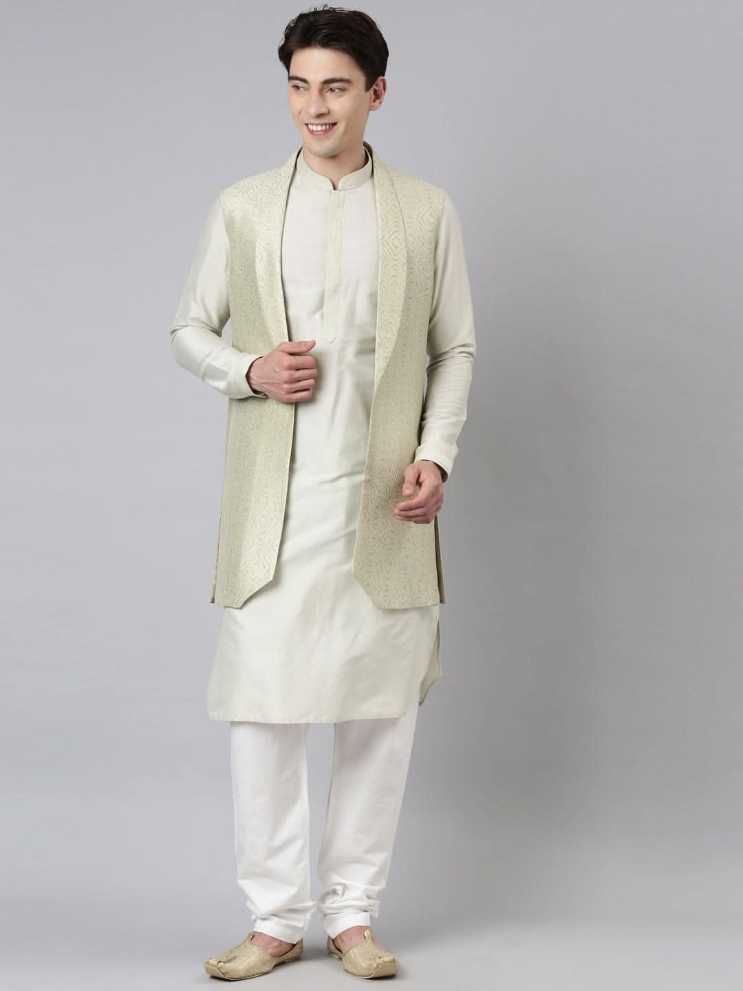 Light Green Lapel Style Jacket