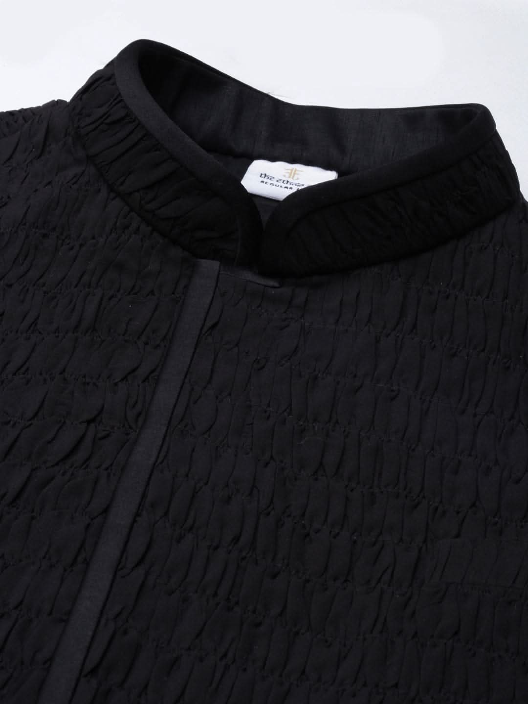Black Ruching Jacket
