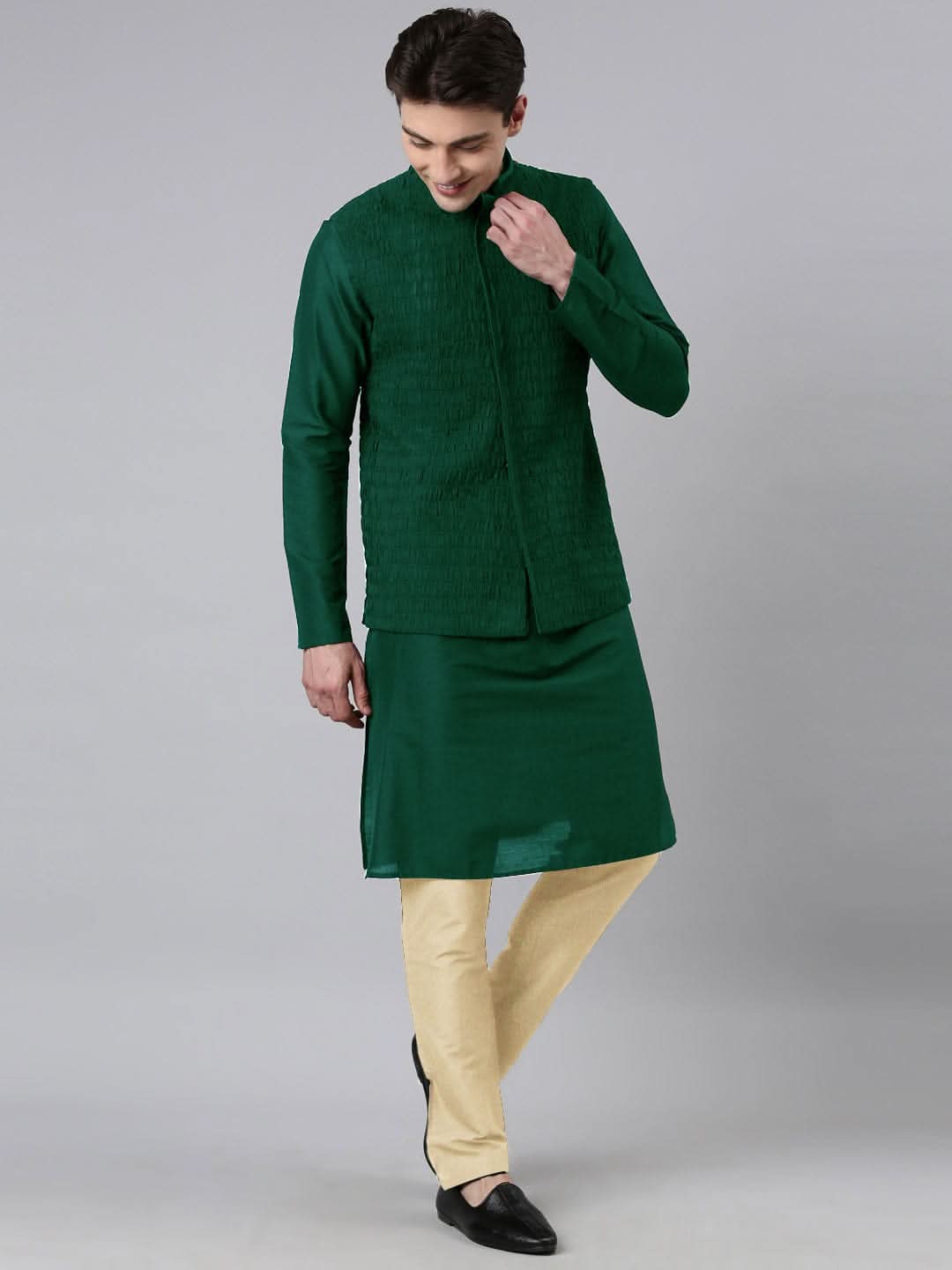 Green Ruching Jacket