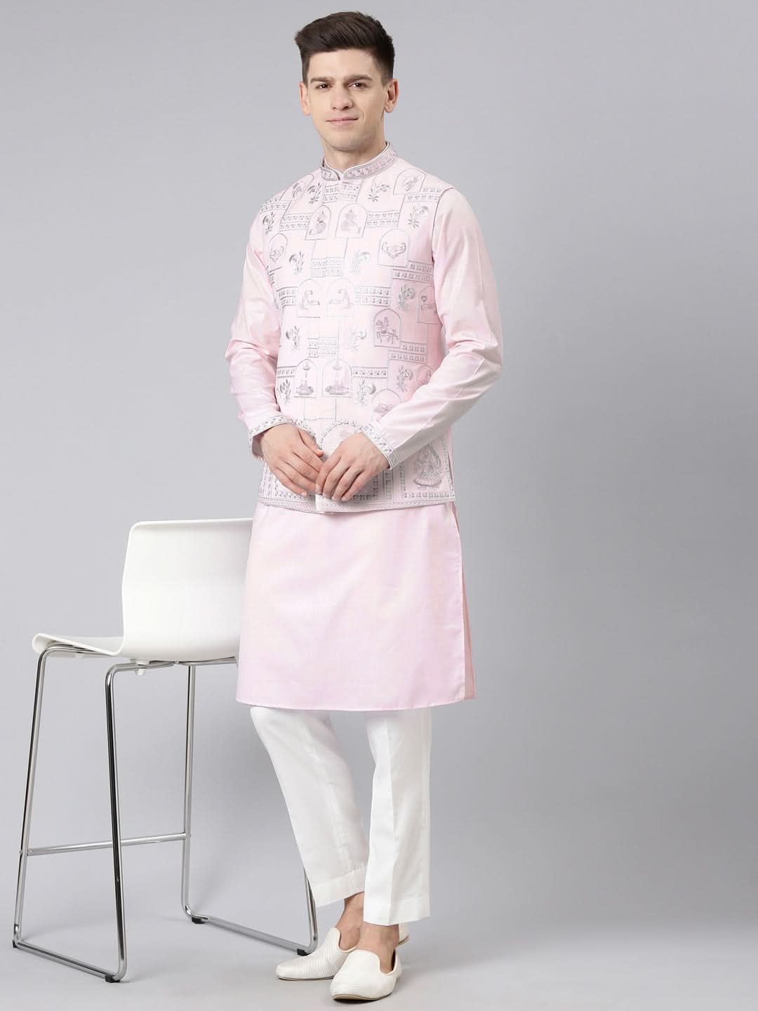 Light Pink Vivah Story Jacket