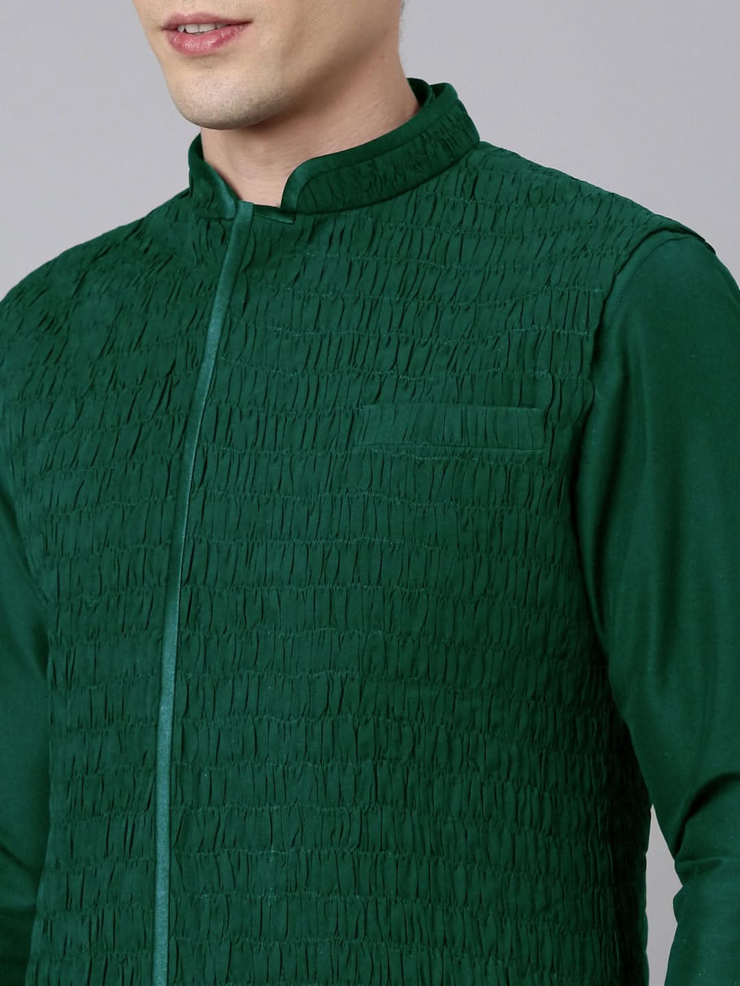 Green Ruching Jacket