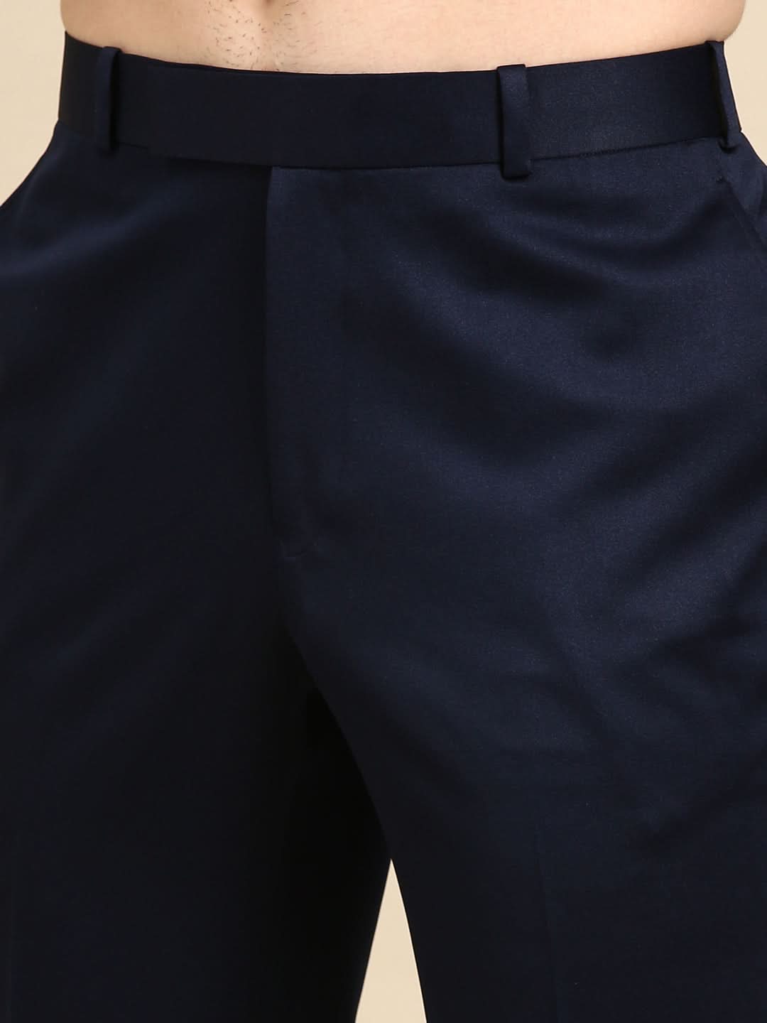 Navy  Blue Bandhgala Suit