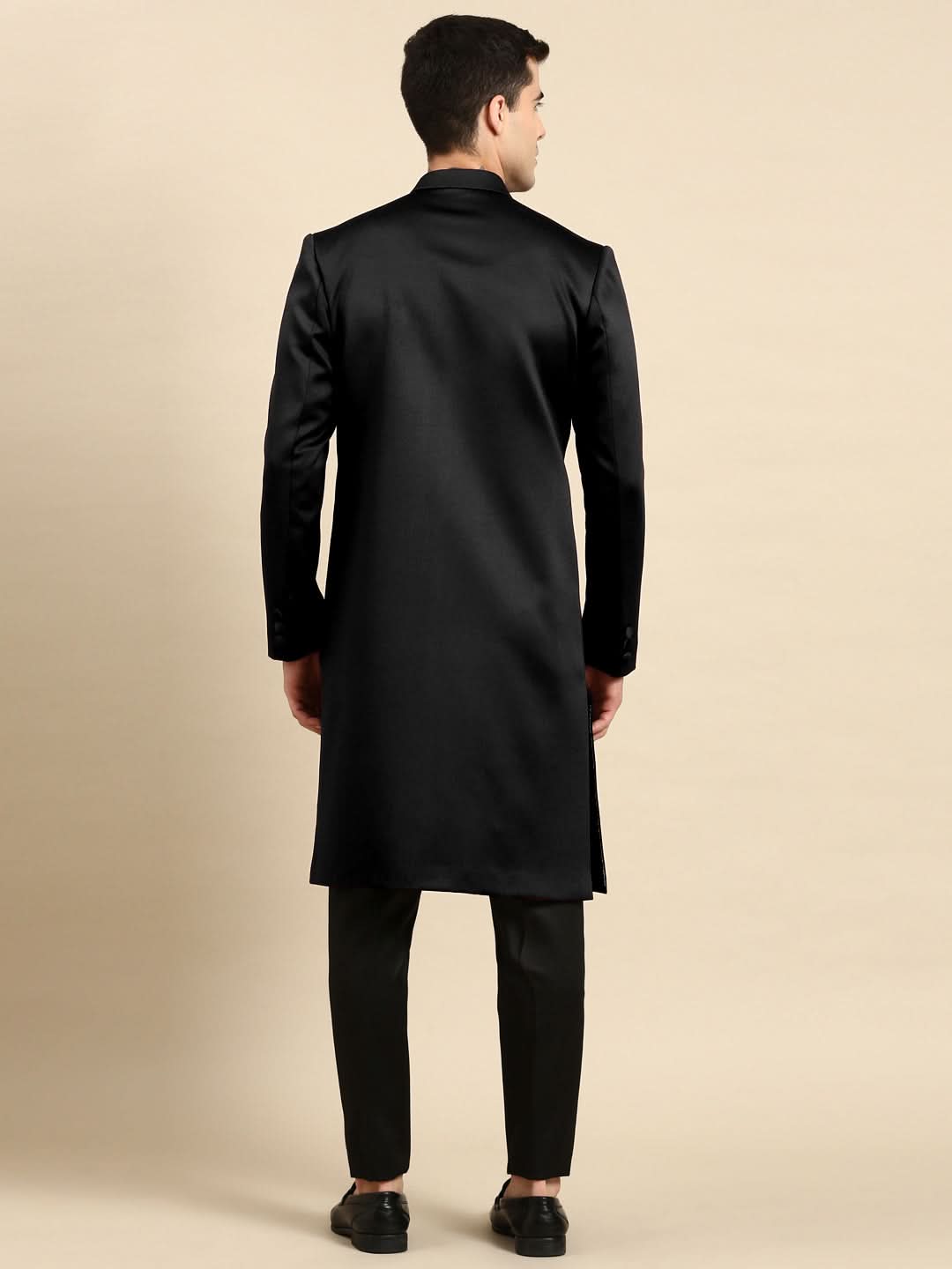 Black Classic Achkan