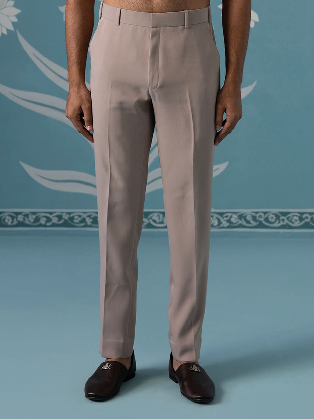 Light Pastel Onion Pink Bandhgala Set