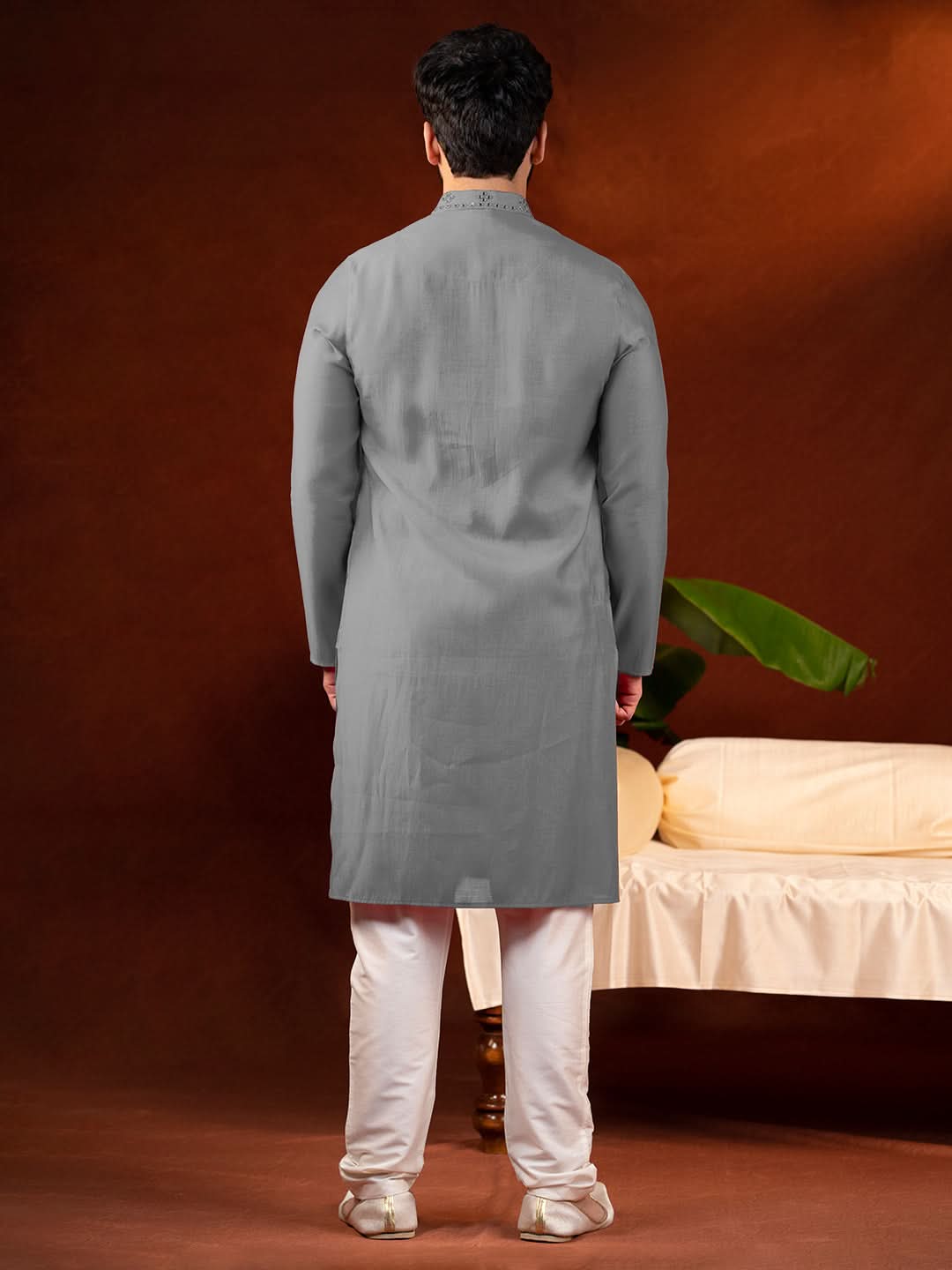Mirror Embroidery Kurta Set