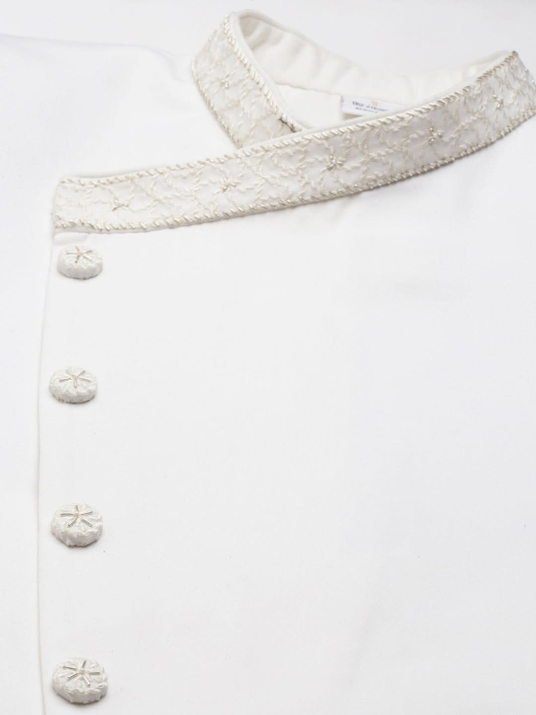 Offwhite overlap Design Bandhgala