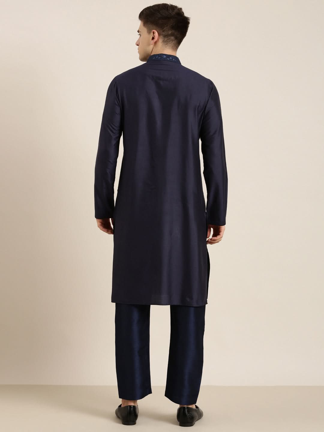 Navy  Dori Embroidery Kurta Set