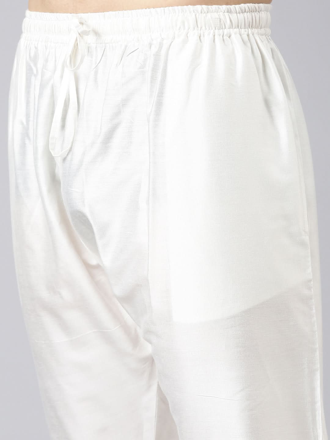 Cream Dori Embroidered  Kurta Set