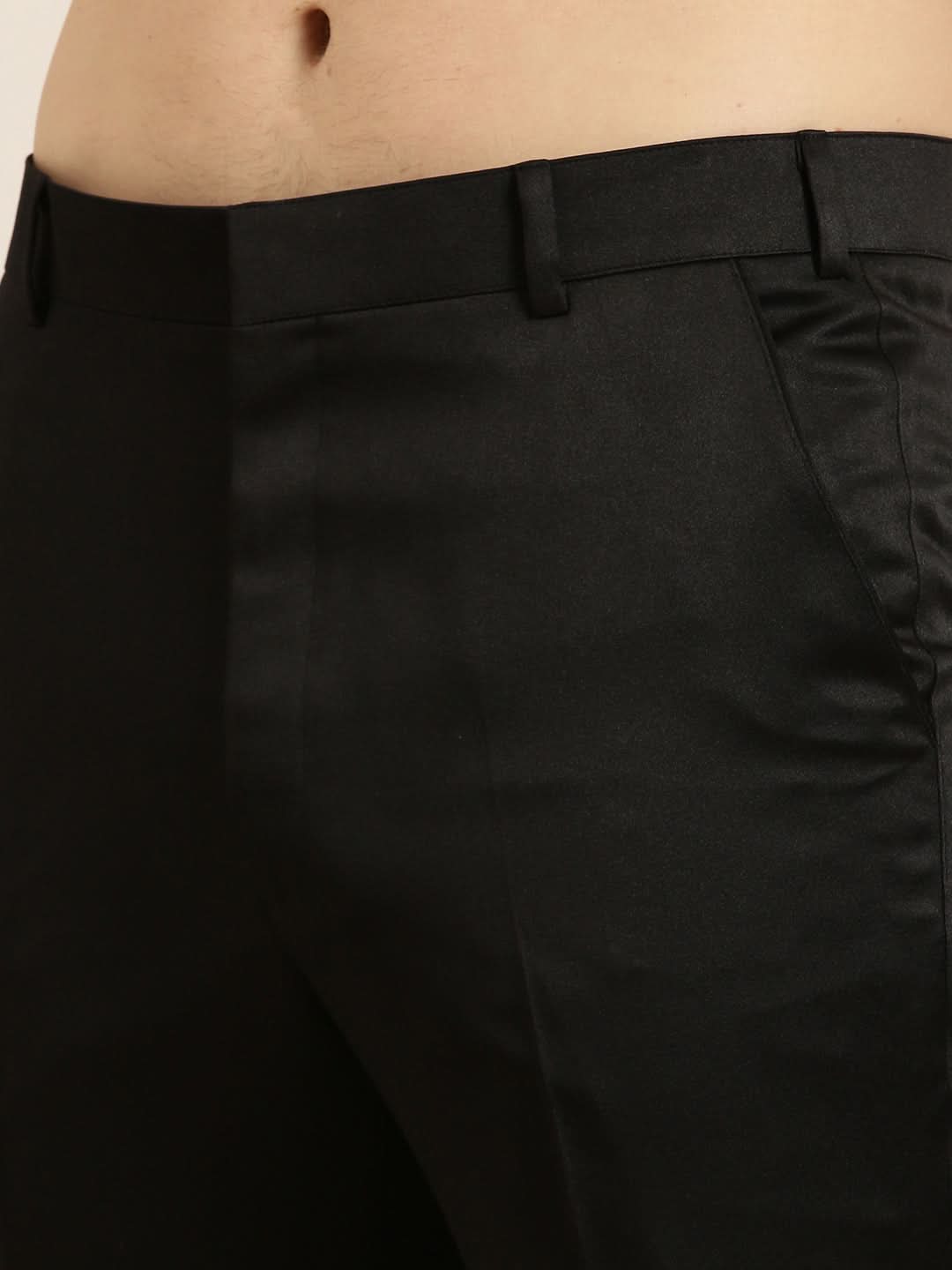 Black Draped  Embroidered  Indowestern
