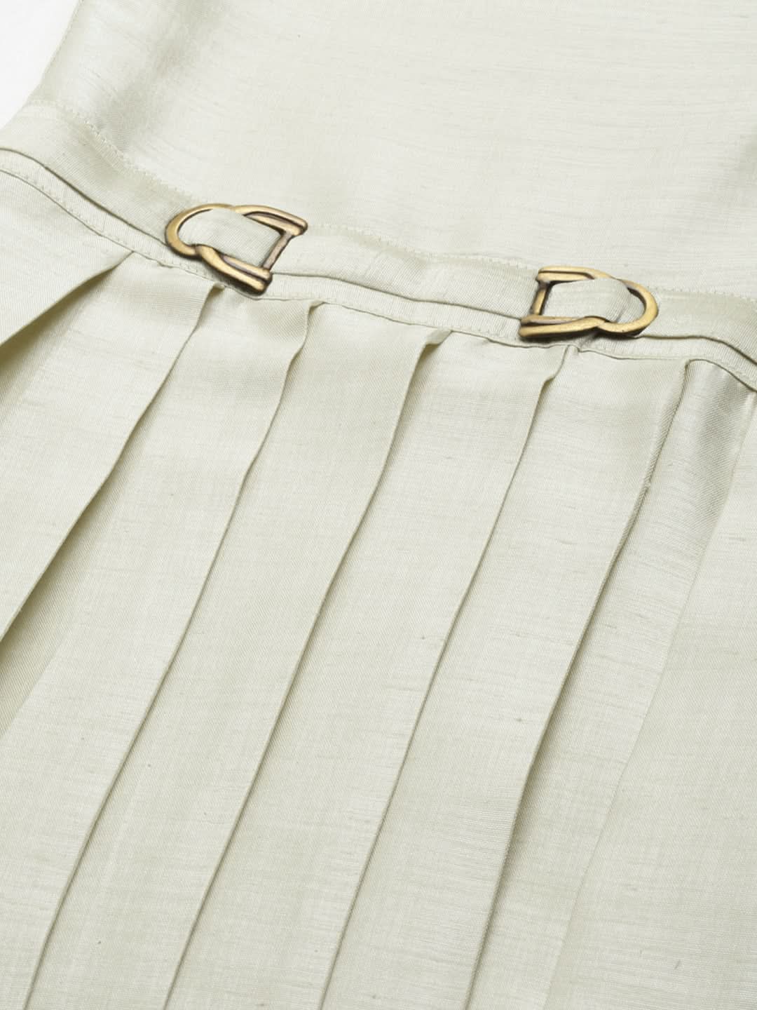 Pistachio Green Drape Kurta