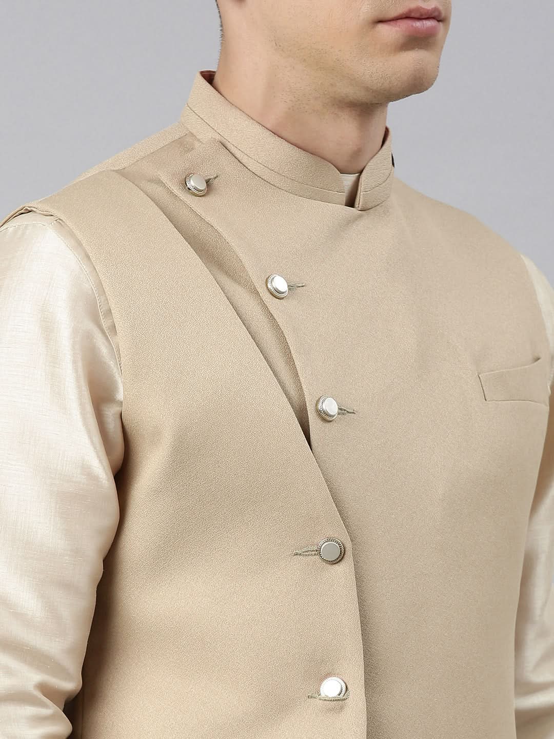 Beige Waistcoat Jacket