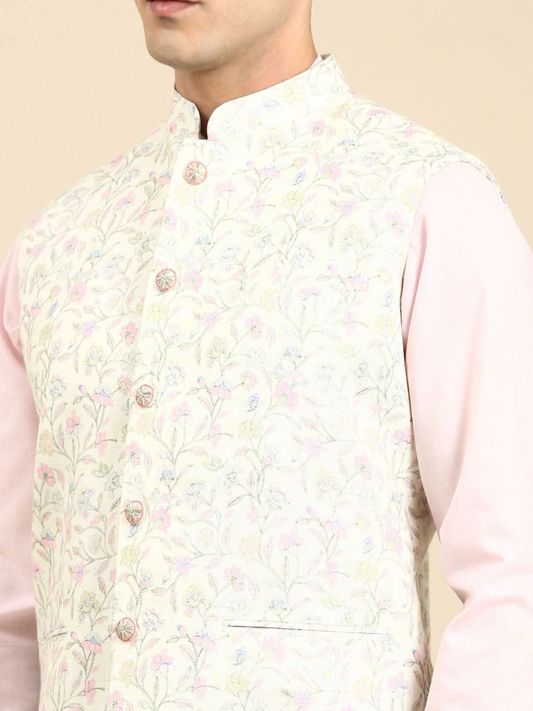 Light Pastel Lime Linen Jacket
