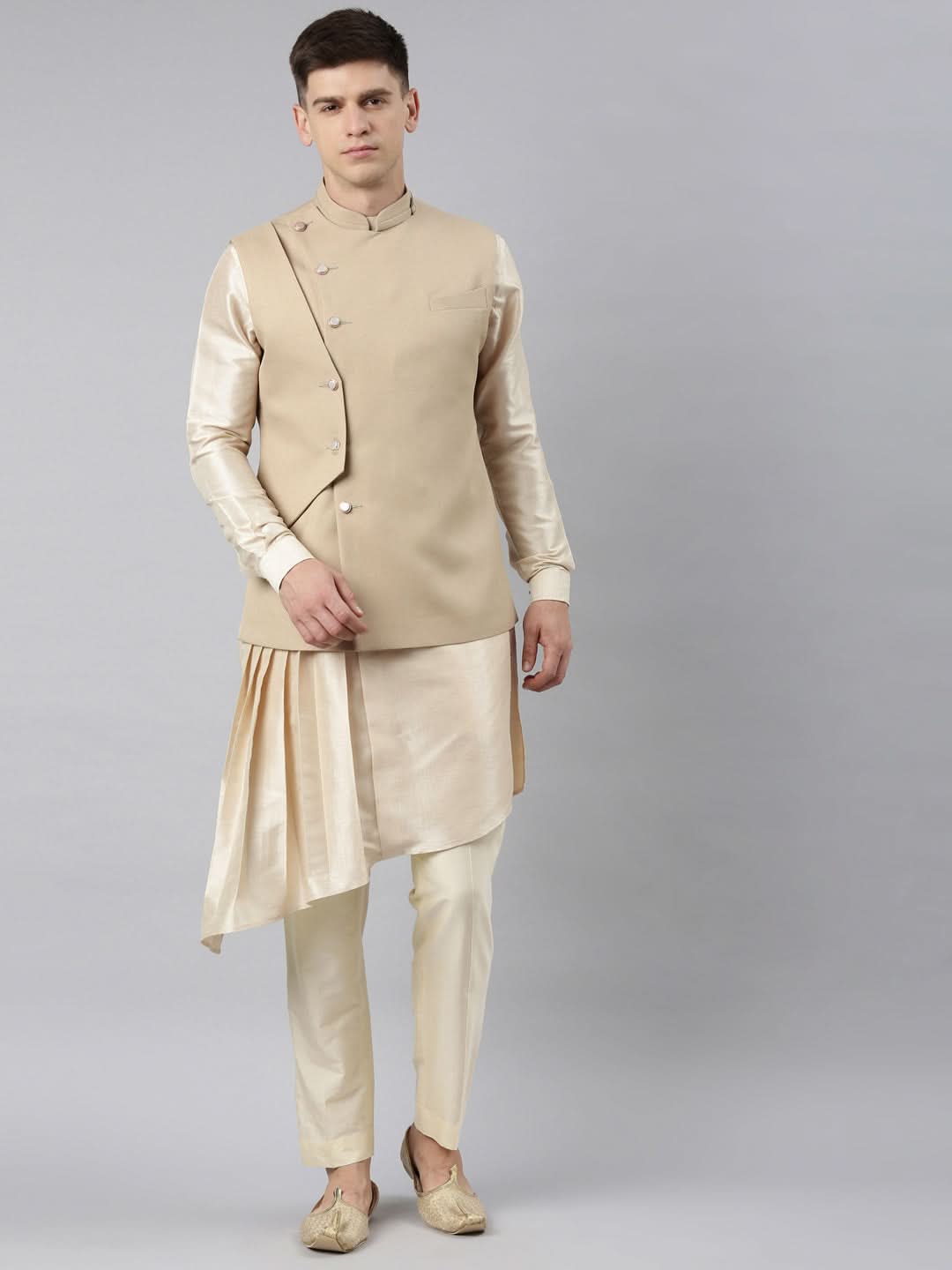 Beige Waistcoat Jacket