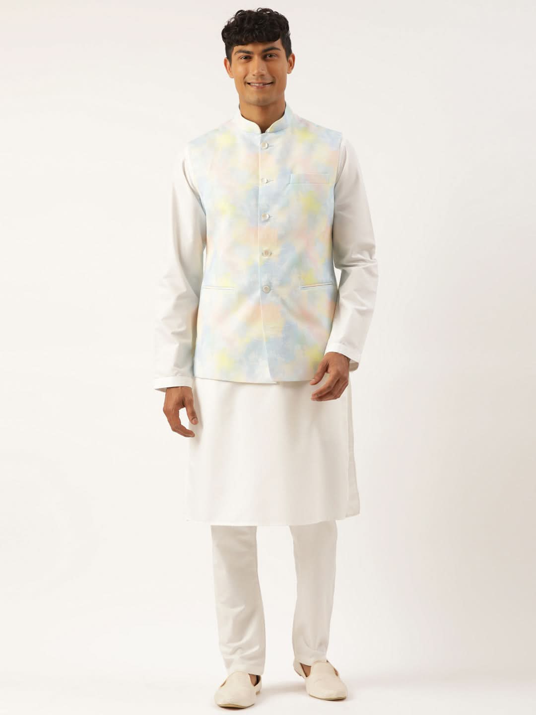 Multicolor Tiedye Cotton Jacket