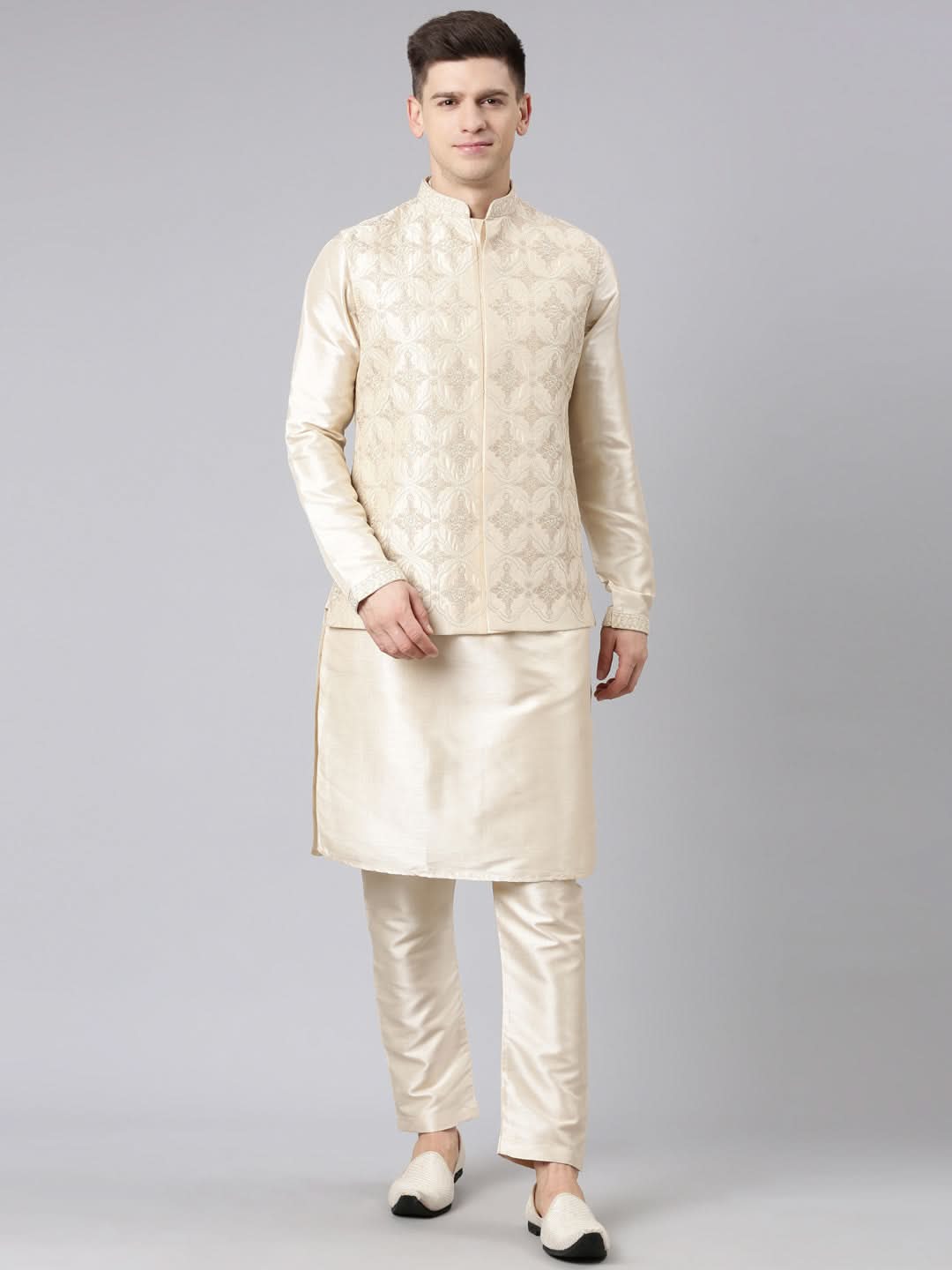 Beige Dori Embroidery Jacket