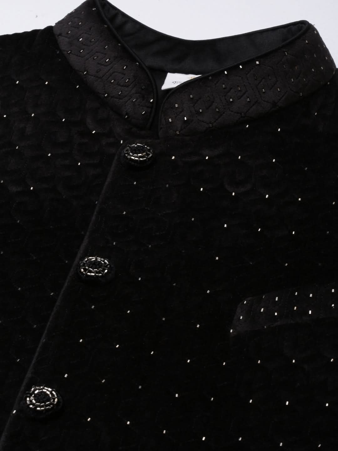 Black Velvet Quilted Jacket