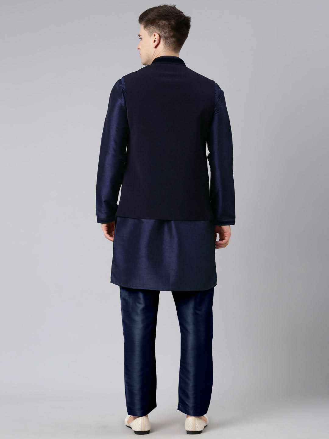 Blue Pleated Jacket